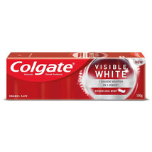 Colgate Visible White Teeth Whitening Toothpaste 100 grams Sparkling Mint - $8.05