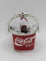 Coca Cola In Silver Bucket Magnet - $22.33
