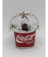 Coca Cola In Silver Bucket Magnet - $33.95 CAD