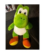 Build A Bear Super Mario Bros 16&quot; YOSHI PLUSH Green Official Nintendo St... - $343.07 MXN