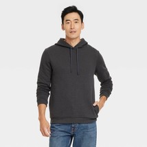 Goodfellow &amp; Co. Men&#39;s Textured Fleece Hooded Sweatshirt XX-LARGE Charco... - $557.81 MXN
