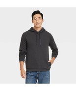 Goodfellow &amp; Co. Men&#39;s Textured Fleece Hooded Sweatshirt XX-LARGE Charco... - $41.10 CAD