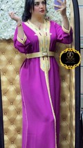 Moroccan Caftan, long dress, handmade, Muslim dress - £94.81 GBP