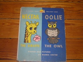 Vintage A Conjure Two-Story Book NECTAR The Giraffe OOLIE The Owl by Wanda Cheyn - £6.09 GBP