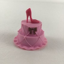 Barbie Doll Dreamhouse Replacement Pink Birthday Cake High Heel Shoe Bak... - $16.78