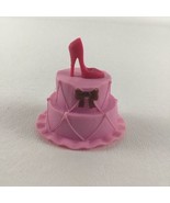 Barbie Doll Dreamhouse Replacement Pink Birthday Cake High Heel Shoe Bak... - £13.19 GBP