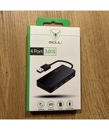 4-Port USB 3.0 Hub for Laptop Ultra-Slim Data USB Hub 0.6 ft Extended Ca... - £13.29 GBP