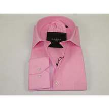Men's Shirt Hankie CASILA Turkey Cotton Blend Long Sleeves 501770-35 Pink Oxford image 3