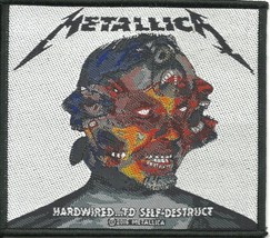 Metallica Hardwired To Self ... 2016 - Woven Sew On Patch Official Merchandise - £3.97 GBP
