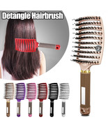 Women&#39;s Scalp Massage Comb – Bristle &amp; Nylon Detangling Hairbrush for We... - $27.23 CAD