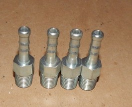 1/4&quot; Hose Barb x 1/4&quot; Male NPT Steel Pipe Fitting Rigid Adapter 4 each 145D - $5.49