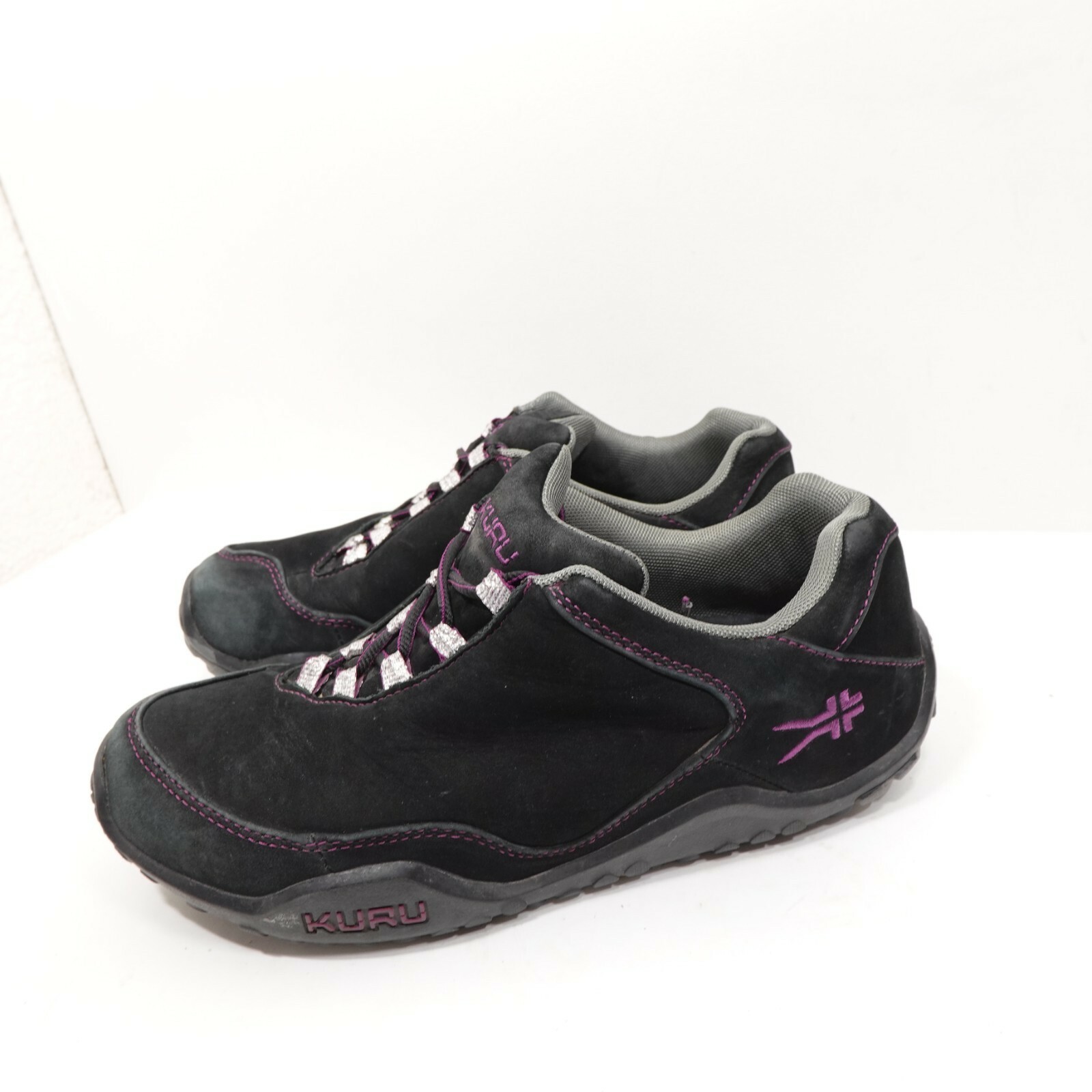 Kuru Chicane Black Purple Suede Hiking Comfort Shoes Sneaker Womens Size 10 Item image 11