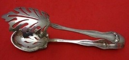 Mount Vernon By Watson Sterling Silver Ice Tong Pierced Spoon and Claw 6 5/8&quot; - £228.41 GBP