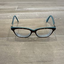 Kate Spade Eyeglasses Frames Only Jorja Fzl Tortoise Blue Cat Eye Gold 51-15-140 - £22.53 GBP