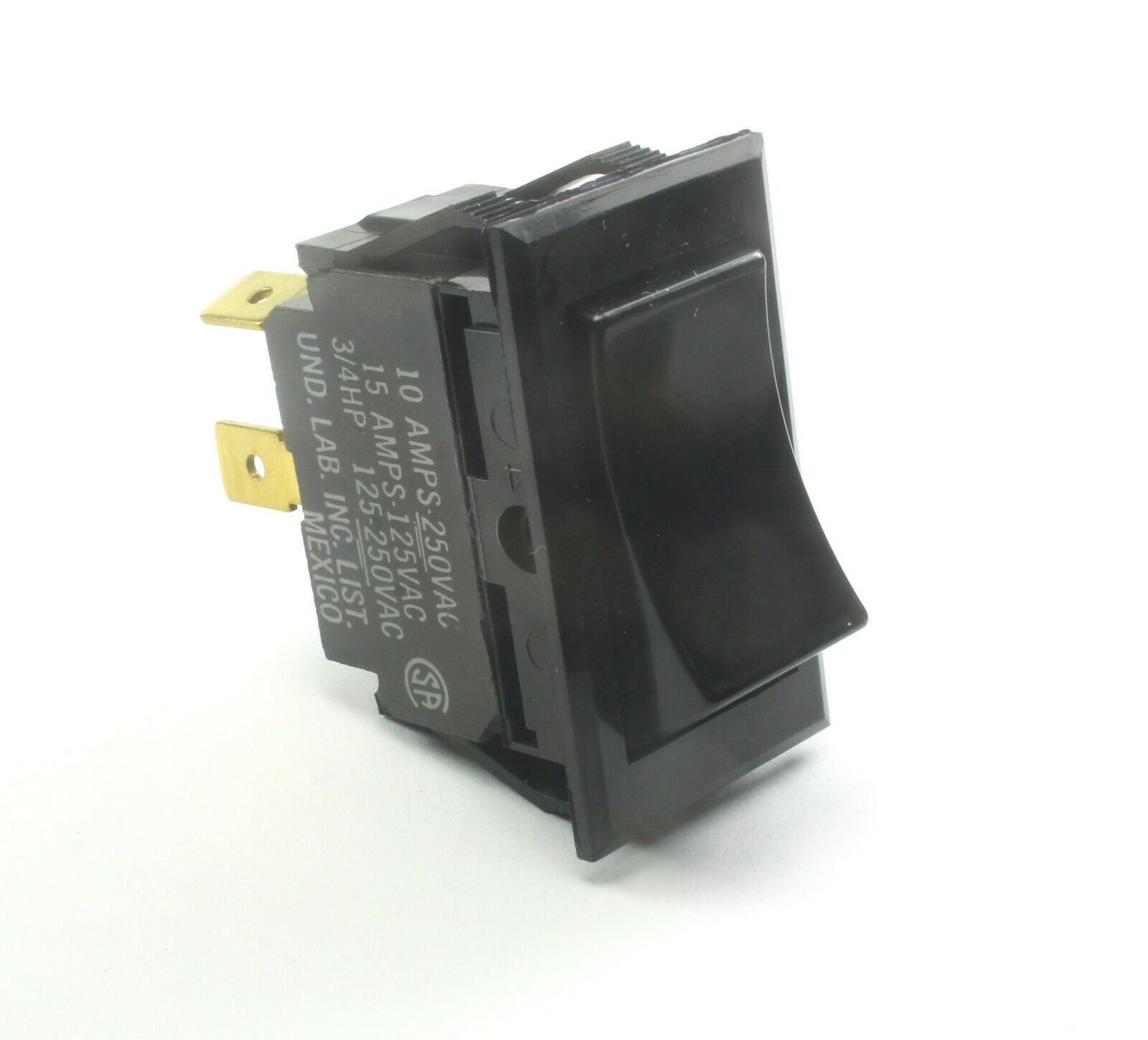 Carling MOMENTARY Rocker Switch SPST 10A 250VAC 15A, 125VAC, 3/4 HP OFF-(ON)