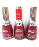 Revlon Top Speed Nail Enamel *Choose Your Color 4 Pack Or 3 Pack* - £7.85 GBP+