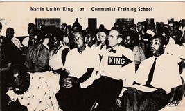 Postcard Dr. Martin Luther King, Jr. MLK at Communist School 1957 Propaganda TN - £7.99 GBP