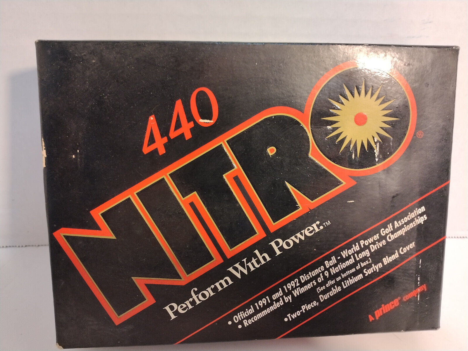 Nitro Golf Balls 440 1991 1992 Distance Ball 4 Packs of 3 - 12 Balls - $15.50