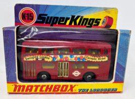 Vintage Matchbox Super Kings K15 The Londoner Bus Swinging London Carnaby Street - £19.77 GBP