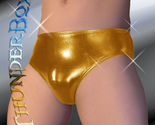 Thunderbox Chrome Metal Gold Swim, Wrestle, Poser Brief, Dancers, Costum... - $30.00