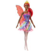 Barbie Dreamtopia Fairy Doll, 12-inch, with Pink Hair, Light Pink Legs &amp;... - £7.74 GBP