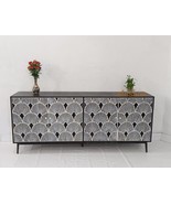 new handmade bone inlay buffet, bone inlay furniture, bone inlay drawer ... - $3,077.60 CAD