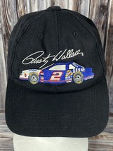 Vintage Rusty Wallace #2 Black Strapback Trucker Hat  - £7.60 GBP