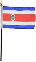 US Flag Store Costa Rica Flag 4 by 6-Inch - £2.39 GBP