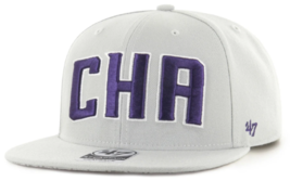 Charlotte Hornets NBA &#39;47 Gray City Edition Captain Hat Cap Adult Men&#39;s Snapback - £19.58 GBP