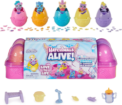 Alive Egg Carton Toy with 5 Mini Figures in Self-Hatching Eggs, 11 Accessories - £23.32 GBP