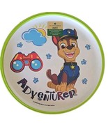 Zak Designs ~ Four (4) Melamine ~ PAW PATROL ~ CHASE ~ 8&quot; GREEN Edge Plates - $38.48 CAD