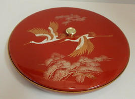 Vintage Lacquer ware Divided nut/sushi dish w/ lid Japan - £15.73 GBP