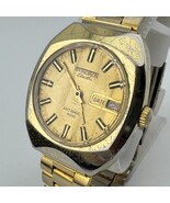 Vintage Kronotron Electra Hand-Winding Mechanical Watch Men Gold Tone Da... - €31,07 EUR Vintage Kronotron Electra Hand-Winding Mechanical Watch Men Gold Tone Da... - €31,07 EUR