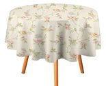 Floral Retro Flowers Tablecloth Round Kitchen Dining for Table Cover Dec... - $15.99+