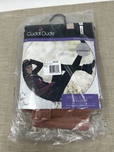 Cuddl Duds Double Plush Velour Full Length Leggings Rose Dawn Size XL - £24.35 GBP