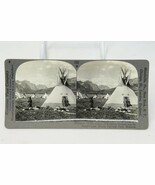 Stereoscope Blackfeet Indians Glacier Park  Photo Keystone View Company ... - $44.35 CAD