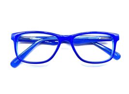 KP Eyeglass Frames 9000 BL Blue Rectangular Kids Full Rim 48-15-130 - $13.86