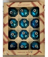 Vintage Coby American-Made Mercury Glass With Ornaments Boxed Set Of 12 ... - $34.75 CAD