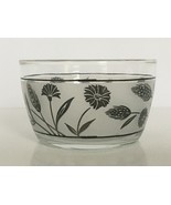 Libbey Frosted Finger Bowl Dessert Silver Wheat Libby Mid Century Style ... - £4.71 GBP
