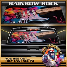 Rainbow Rock - Truck Back Window Graphics - Customizable - $55.12+