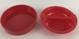 Dash Egg Cooker Poaching Tray Omelette Divided Bowl Plastic Red Replacem... - £15.47 GBP