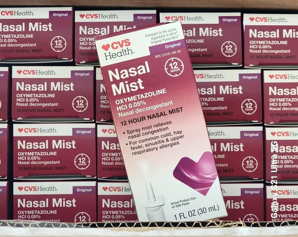 Lot of 3 Health Original NASAL MIST 12 Hour Pump Nasal Decongestant EXP ... - $17.68