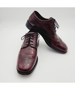 Vtg COLE HAAN Preston Brown Leather Classic Wingtip Oxford Dress Casual ... - $44.99