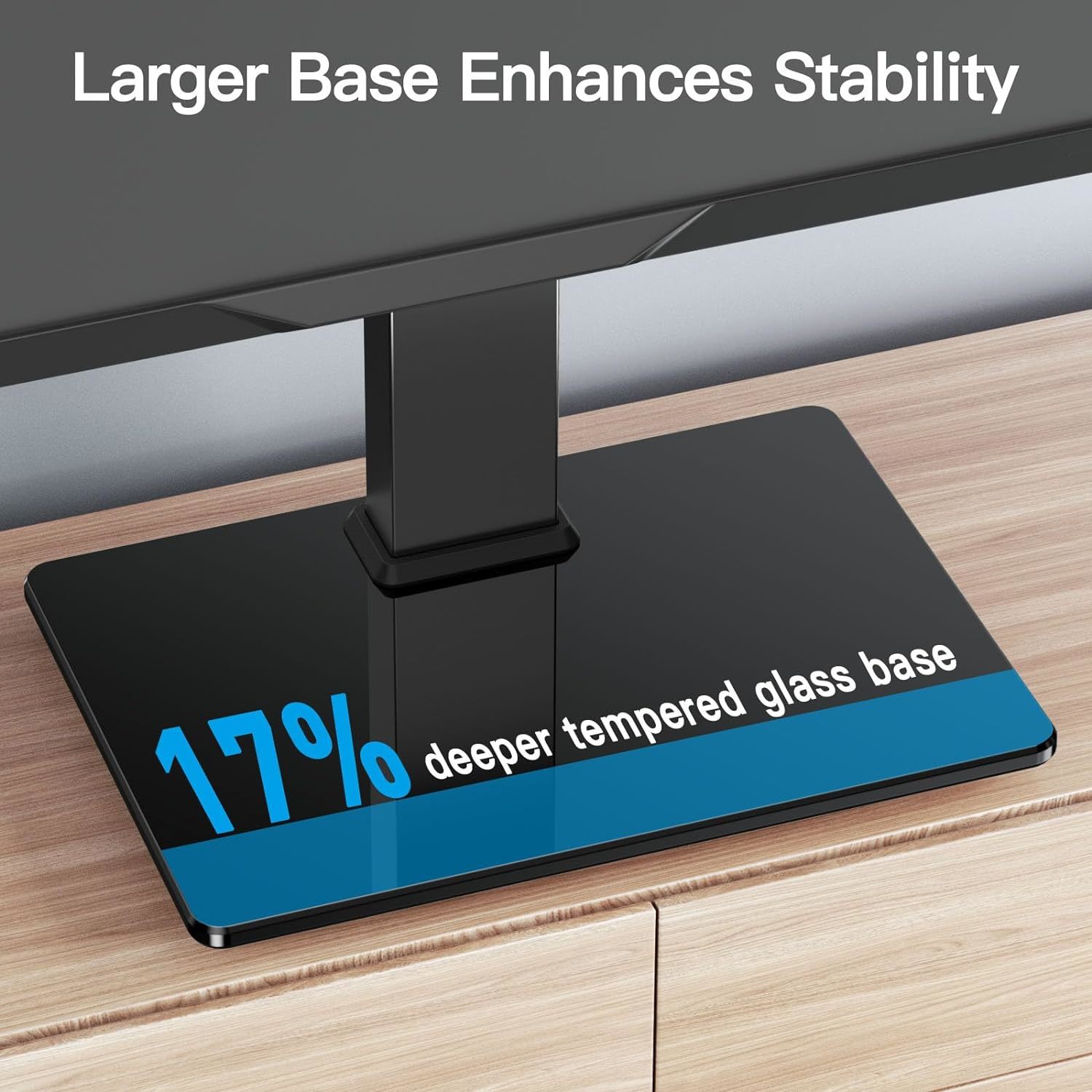 Perlesmith Universal Swivel Tv Stand Mount For 3765,70,75 Inch Lcd, Pstvs18 Entertainment