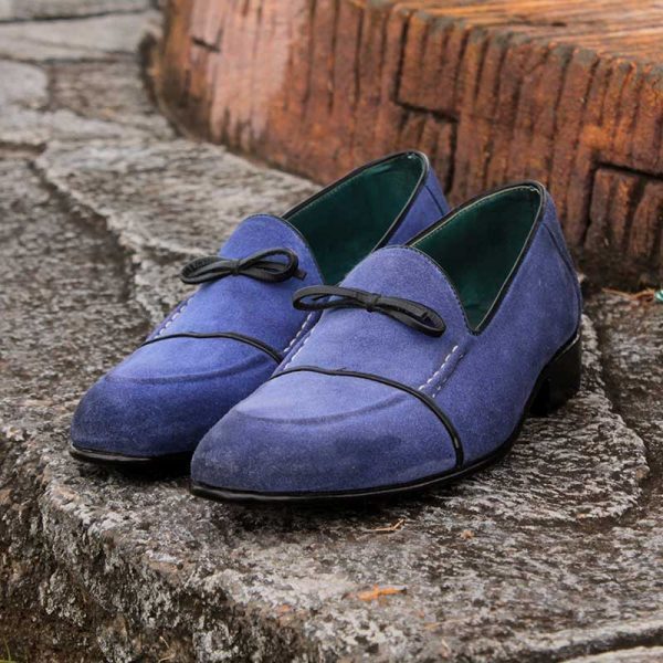 New Handmade Men's unique Loafers & Slip-Ons driving shoes,men's Suede loafer 2