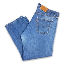 Vintage Levi’s SF207 Orange Tab Jeans 40x27 USA Leather Patch - $19.79