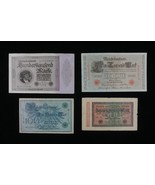 1908-1923 Allemagne 4-Notes Kit Empire &amp; Weimar République Marques - €49,40 EUR