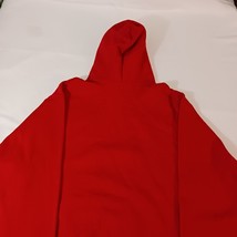 Jerzees NuBlend CMHS SOCCER Men's L Cotton Blend Red Hoodie Pullover Sweatshirt image 13