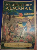 Vintage The Illinois Herb Co. Almanac 1935 - £5.49 GBP