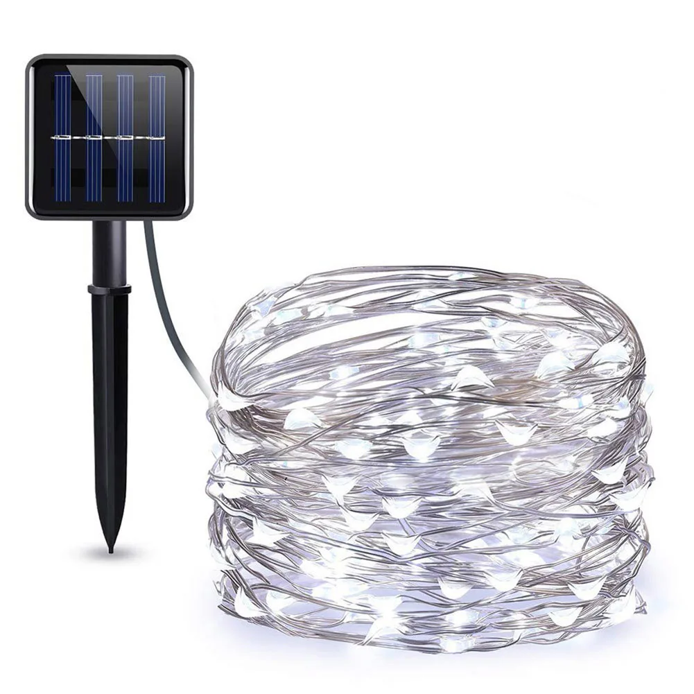 0 300 led solar light outdoor string lights for christmas tree wedding party decoration thumb200